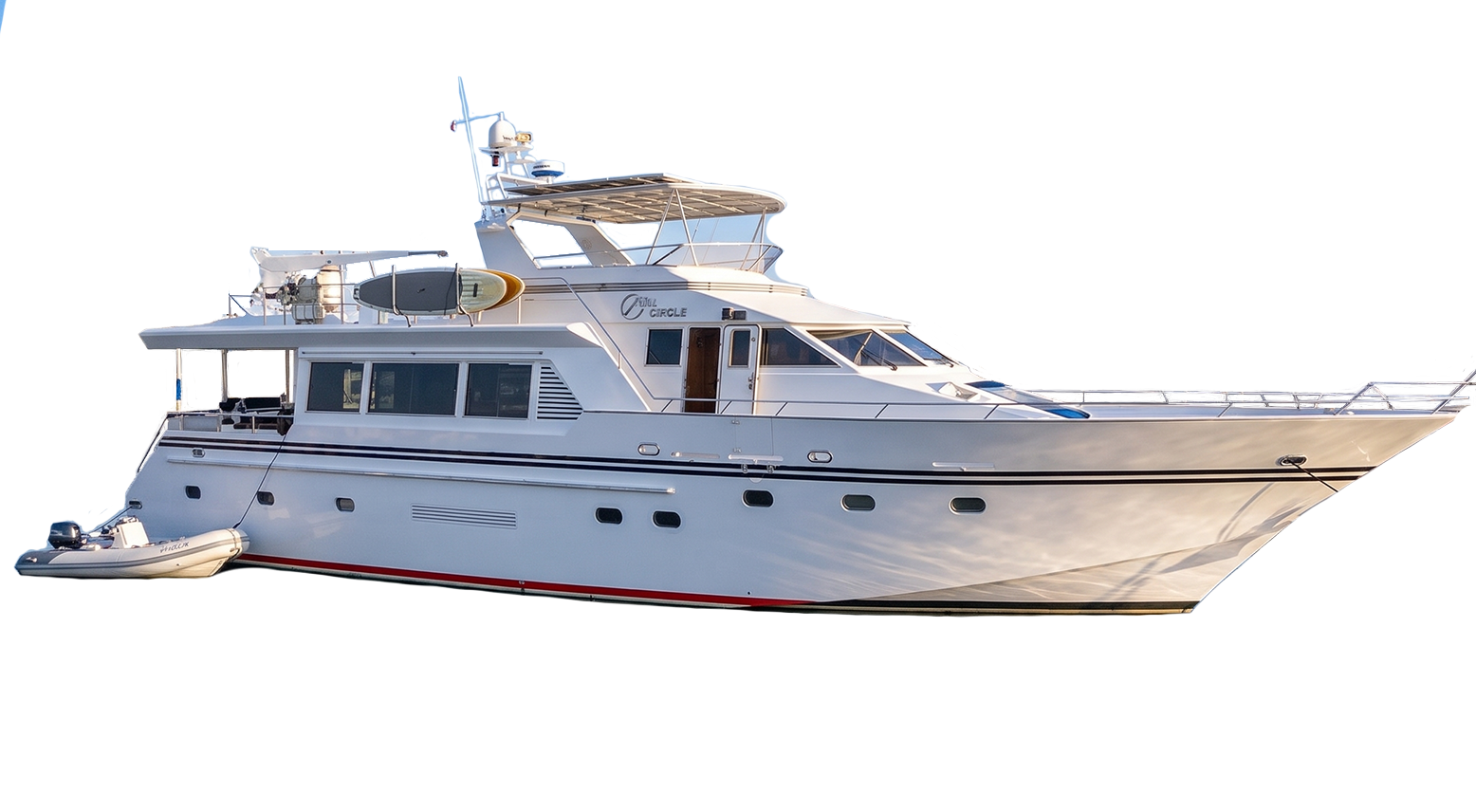 Full Circle Yacht deck and interior layout callout guide