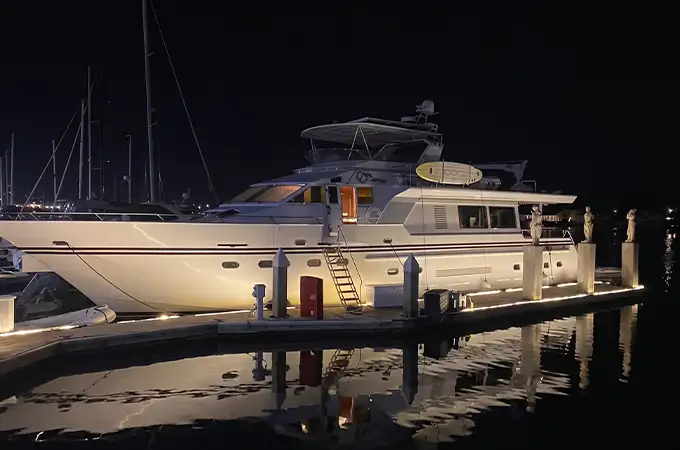 Newport Beach yacht charter deck