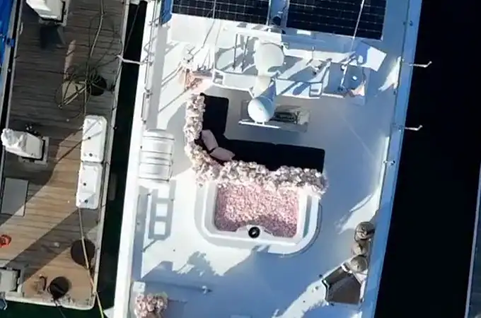 Dockside yacht event alternate view
