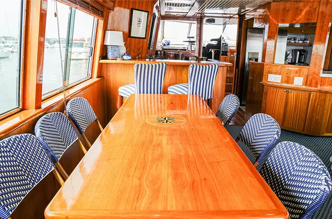 Dockside yacht event