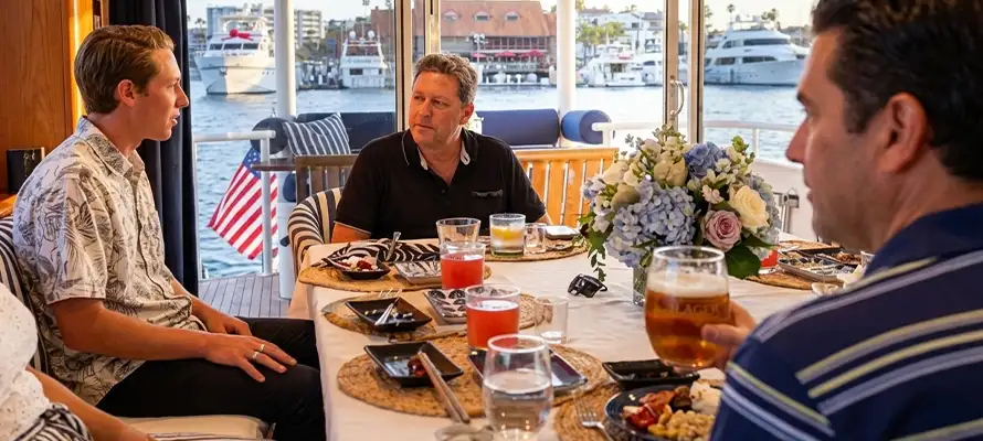 Corporate yacht meetings Newport Beach