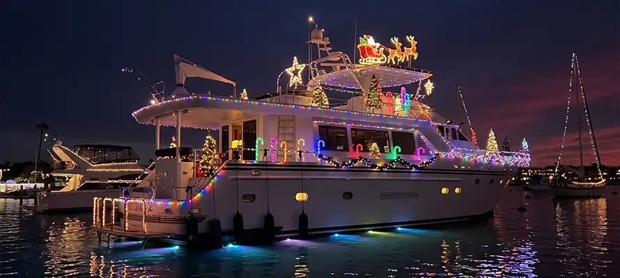 Newport Beach Christmas Parade Newport Beach yacht charter