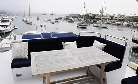 Dockside hourly yacht events Newport Beach